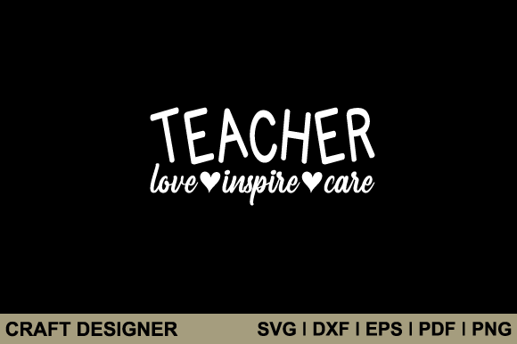 A Design Review: Teacher Love Inspire Care Embroidery File