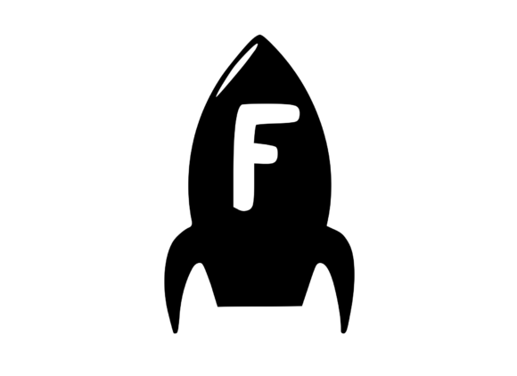 A Designer's Take on the Space Rocket Mono F Embroidery File