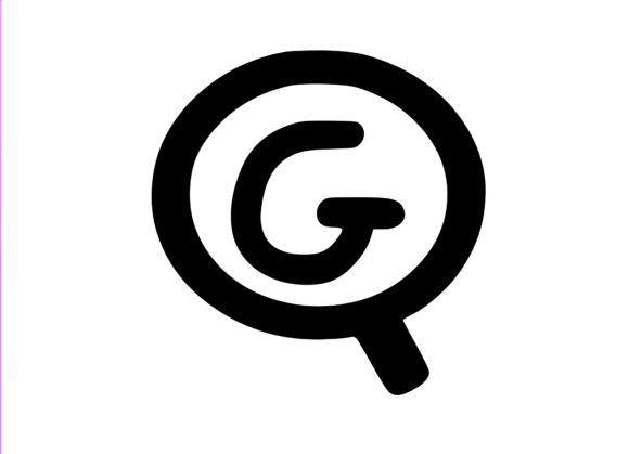 A Playful Search Symbol for Your Next Embroidery Project