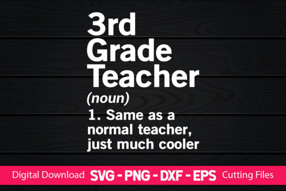 Funny 3rd Grade Teacher Definition Gifts Design Review