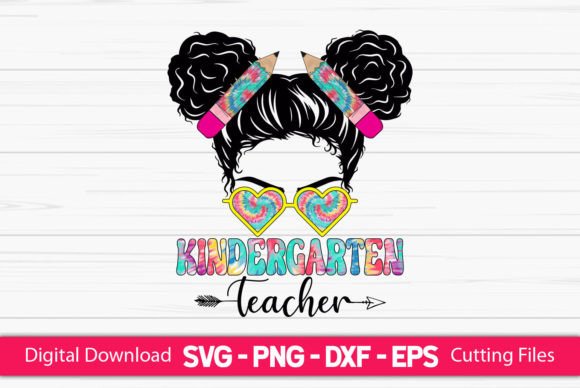 Kindergarten Teacher Messy Bun Design Review