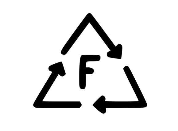 The Playful Mono F: A Recycled Icon for Modern Makers