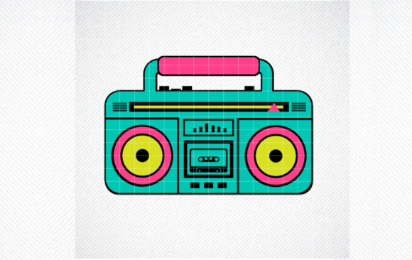 Why This Retro Boombox Design Stitches Up Nostalgia